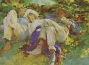 John Singer Sargent The Siesta oil